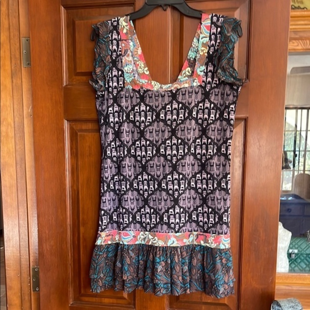 MAAJI Mixed media coverage up dress medium